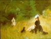 In The Grass By Morisot