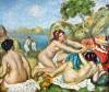 Three Bathing Girls With Crab By Renoir
