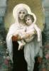 The Madonna Of The Roses By Bouguereau