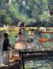 La Grenouillere Detail By Renoir