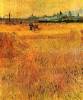 Arles View From The Wheat Fields By Van Gogh