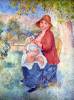 The Child At The Chest Maternity By Renoir