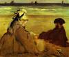 On The Beach By Manet