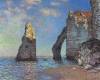 The Rocky Cliffs Of Etretat By Monet