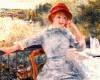 Portrait Of Alphonsine Fournaise By Renoir