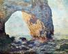 The Rocky Cliffs Of Etretat La Porte Man 1 By Monet