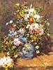Still Life With Large Vase By Renoir