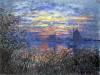 Sunset On The Seine By Monet