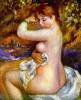 After The Bath By Renoir