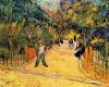Entrance To The Public Park In Arles By Van Gogh