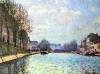 Canal Of Saint Martin By Sisley