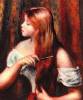 Combing Girl By Renoir