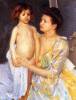 Jules Being Dried By His Mother 1900 By Cassatt