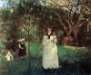 Butterfly Hunting By Morisot