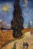 The Cypress Road By Van Gogh