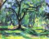 In The Woods By Cezanne