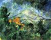 St Victoire And Chateau Noir By Cezanne