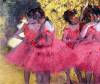 Dancers In Pink Between The Scenes By Degas
