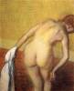 Woman Drying With Towel And Sponge By Degas
