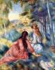 Young Girls In The Meadow By Renoir