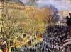 Boulevard Des Capucines In Paris By Monet
