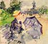 Woman In The Bois De Boulogne By Morisot