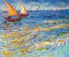 The Sea At Saintes Maries By Van Gogh