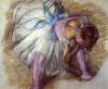 Sitting Dancer Lacing Her Slipper By Degas
