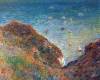 On The Cliffs Of Pour Ville Fine Weather By Monet