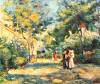 Figures In The Garden By Renoir