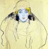 Womans Head By Klimt
