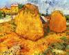 Haystacks In Provence2 By Van Gogh