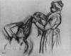 Woman Doing Hair 2 By Degas