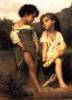 At The Edge Of The Brook By Bouguereau